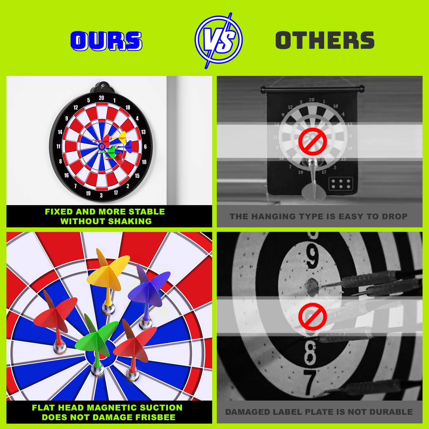 Magnetic Dart Board - 12pcs Magnetic Darts - Excellent Indoor Game and Party Games - Gifts for 5 6 7 8 9 10 11 12 Year Old Boy Kids