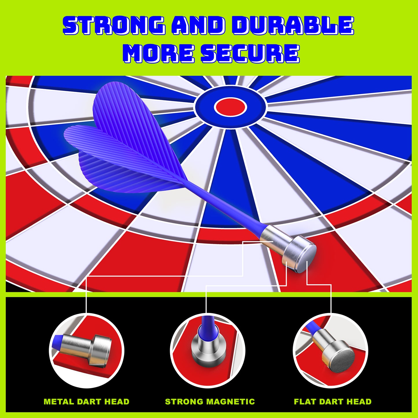 Magnetic Dart Board - 12pcs Magnetic Darts - Excellent Indoor Game and Party Games - Gifts for 5 6 7 8 9 10 11 12 Year Old Boy Kids