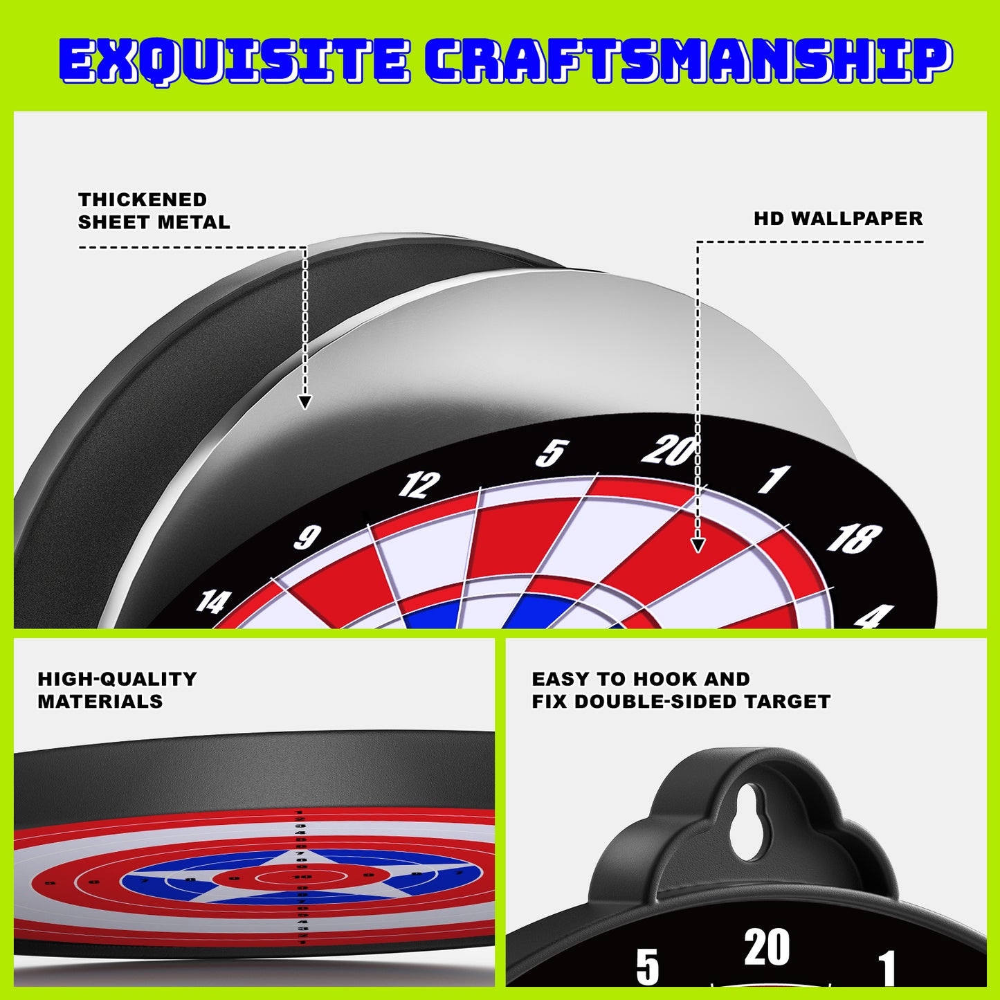 Magnetic Dart Board - 12pcs Magnetic Darts - Excellent Indoor Game and Party Games - Gifts for 5 6 7 8 9 10 11 12 Year Old Boy Kids