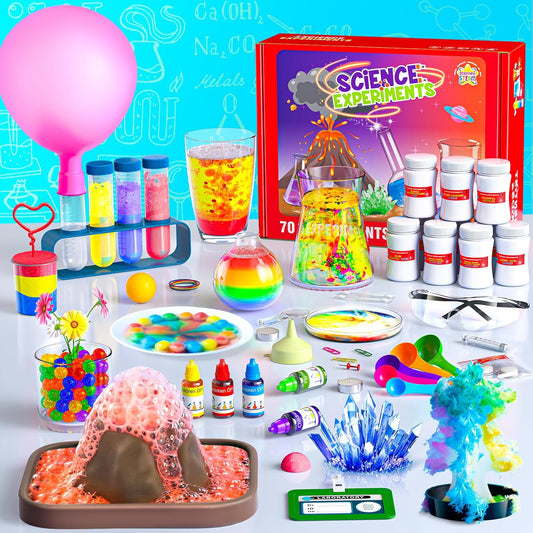 50 Lab Experiments Science Kits for Kids - STEM Projects Educational Scientific Toys for Kids 6 7 8 9 10 12 Years Old, Christmas Birthday Gifts for Boys and Girls, Learning & Education
