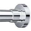 TITGIPE No Drill Telescopic Shower Curtain Rod | 26-76" Adjustable Anti-Skid Spring Tension Rod | Rust-Resistant Stainless Steel | shower rods for bathroom